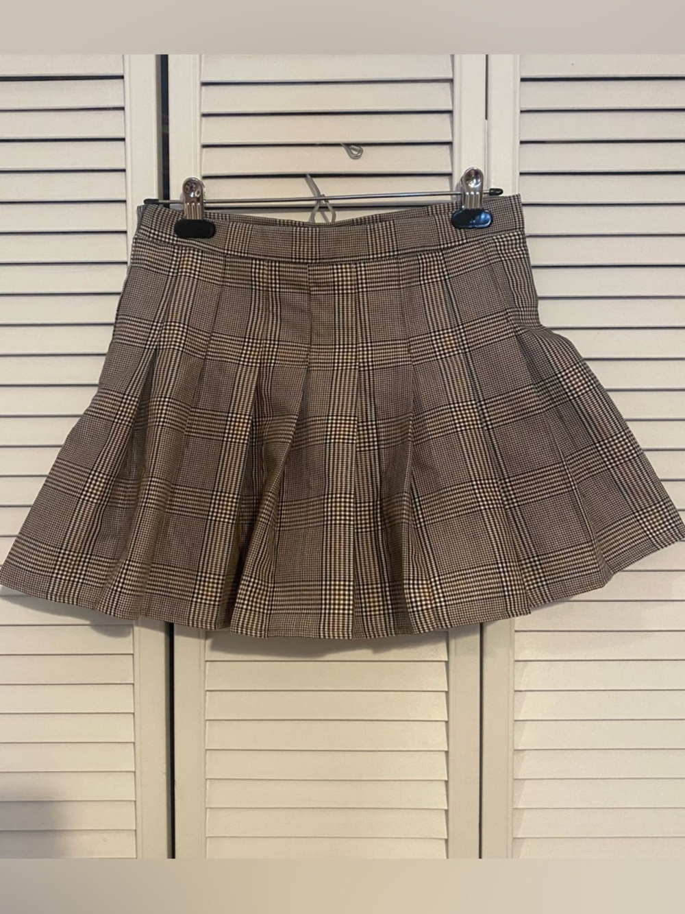 Plaid Tartan Grey Skirt